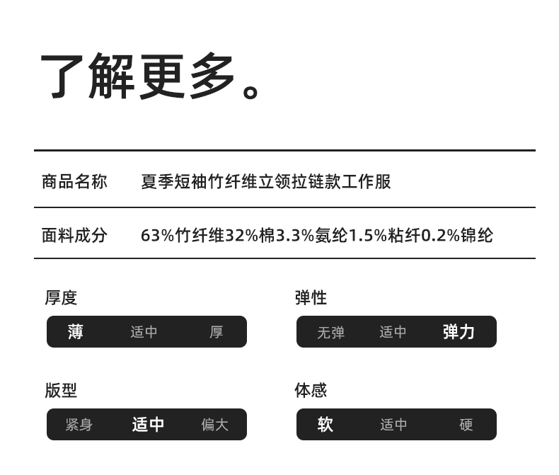 DL237D 夏季弹力竹纤维工作服套装定制吸湿排汗透气长短袖薄款电工劳保服(图8)