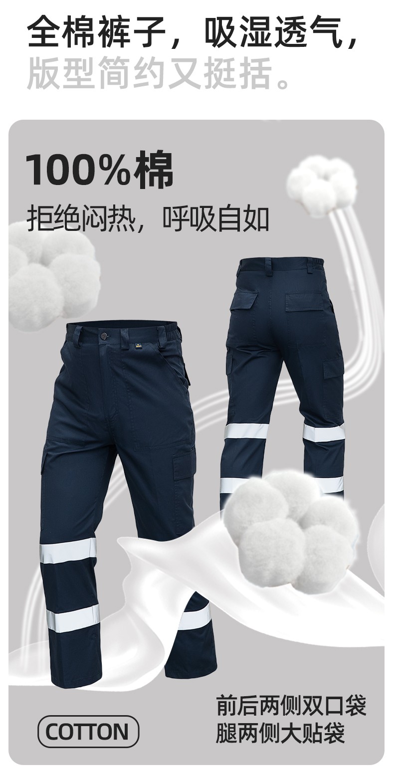 SG2119X 夏季速干长袖工服反光条薄款透气POLO文化衫车间机修工装(图6)