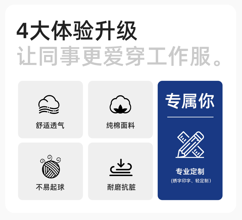 QM217 纯棉连体工作服套装男反光耐磨耐脏机修电焊工船厂海港定制劳保服(图2)